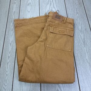 BDG Extreme Wide-Leg Utility Jean Baggy Jean Mustard Yellow Size 28‎